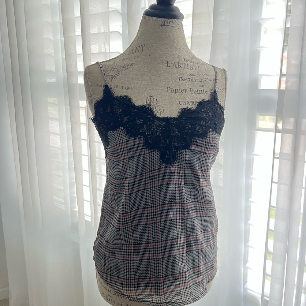 Abercrombie & Fitch Plaid Tank, size S